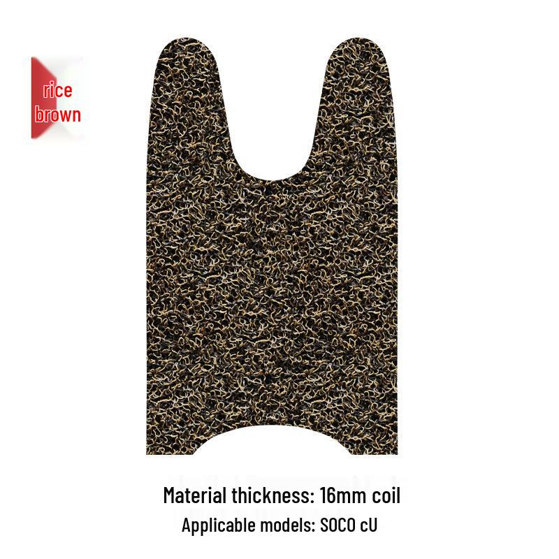 

SOCO CU Electric Vehicle Foot Pads - Silk Ring Mats for CU1, CU2, CU3 (Standard Version) 16MM