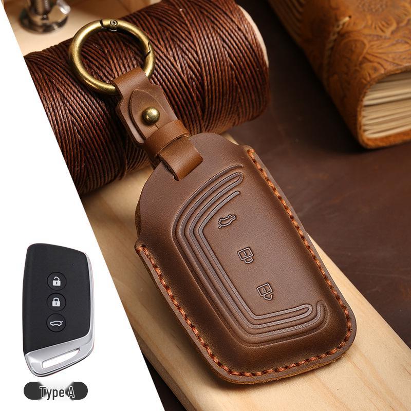 Key Case for New Baojun RS3, RM5, RC6, RS5, RC, KiWi EV, E300, RS7 - Protective Shell and Buckle