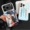 Sword Art Online Anime Shockproof Phone Case for iPhone 17 Air 16 16E 15 Pro Max 14 Plus 13 Mini 12 Back Cover Anti Fall Fundas