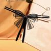 Women's Perspective Sexy Bow Embroidery Low-waisted Open Drop Beads Temptation Erotic Hot Thong