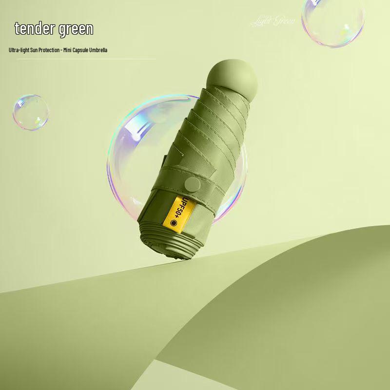 Compact Mini Umbrella: 50% Off, UV Protection, Ultra-Light & Portable for Sun and Rain