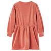 Robe - vidaXL - manches longues - rose moyen - pour filles de 1,5 à 10 ans - confortable et résistante