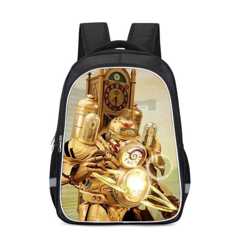 Kids School Backpack Boys Girls - Lightweight Ergonomic Design With Reflective Safety Stripes Oxford Fabric Cartoon Print