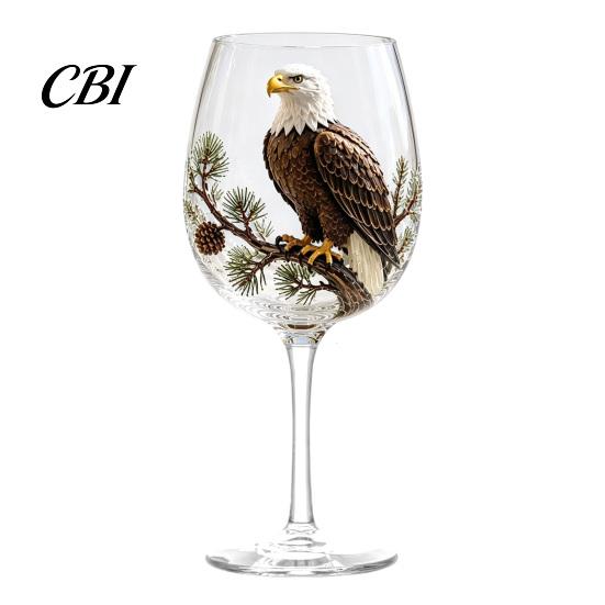 Gift for Mother on Birthday 3D Hummingbird Stemless Goblet, Floral Pattern Elegant Decorative Glass Aesthetic Kitchen Glassware Cup, Garden