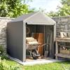 179 x 120cm Temporary Garden Shed, with Accessories - Light Grey