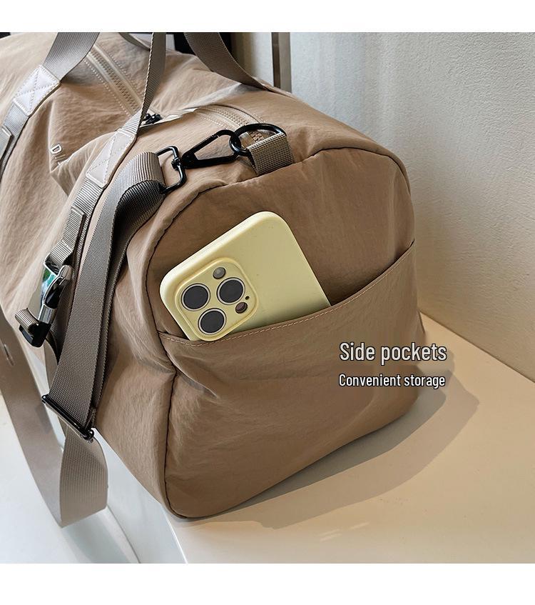 Cross-border Handheld Travel Bag with Wet/Dry Separation, Shoe Compartment, & Fitness/Sports Use.
