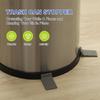 Trash Can Wall Protector Stop Moving Backward Guard 4-Piece Wall Protector Behind Trash Can For Office Home Bathroom Sink Floor