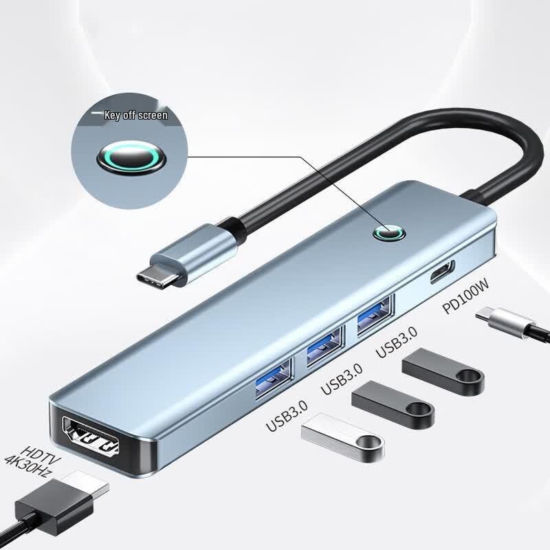 Visionary USB-C 5-in-1 Docking Station