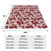 Dr Pepper Ribbon Blanket Flannel Summer Air Conditioning Drink Portable Warm Throw Blankets for Home Couch Plush Thin Quilt