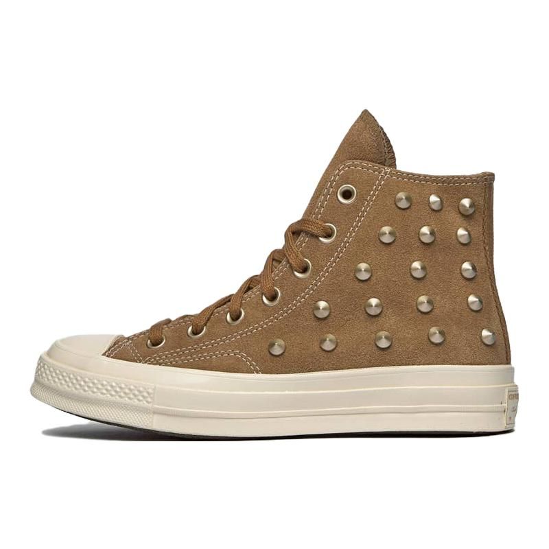 Converse Chuck Taylor All Star 1970s Casual Comfortable Leather High Top Canvas Shoes Women Sneakers Brown A04273C