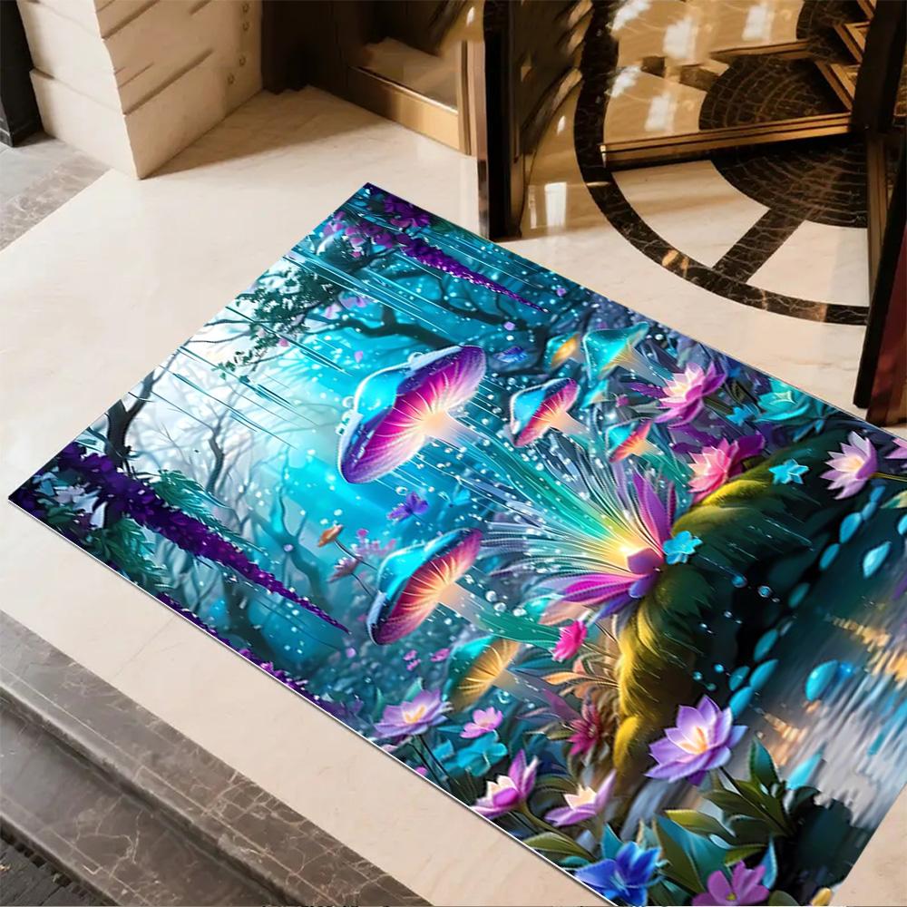 

1pc Steampunk Fairy Home Carpet Non Slip Office Decor Gift Living Room Bedroom 40cmx60cm