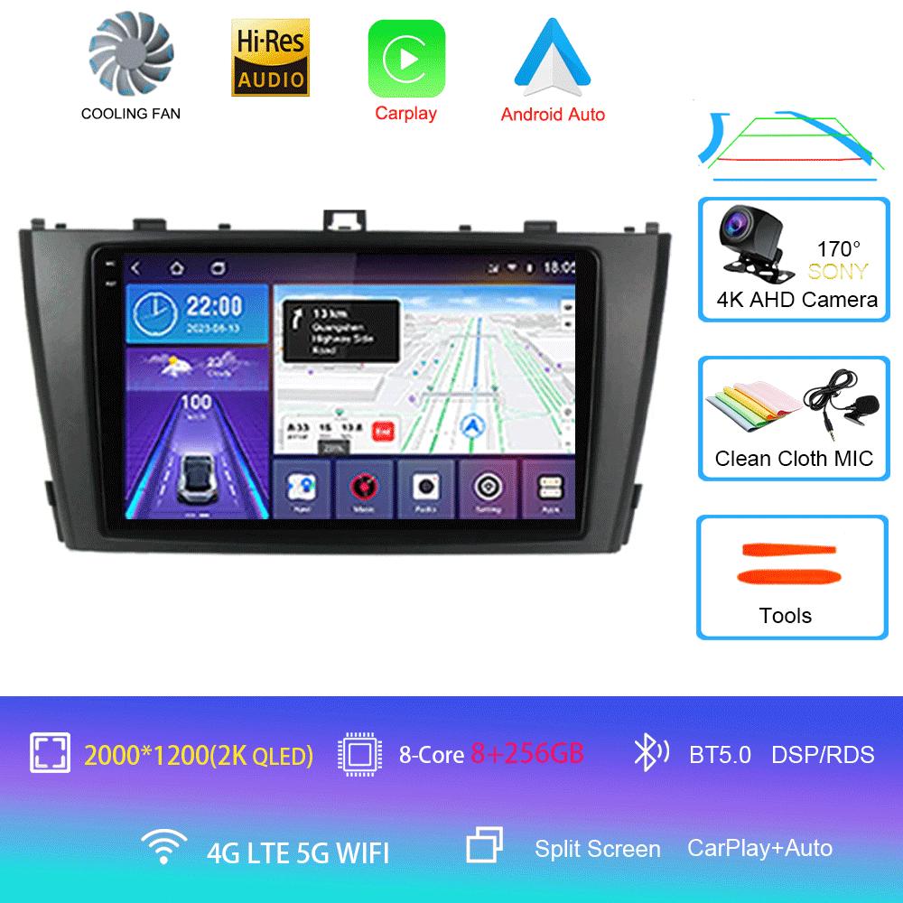 Android 14 Carplay Auto Radio Auto Pentru Toyota Avensis T27 2009 2010 2011 2012-2015 Navigație GPS Player Multimedia DSP Stereo 4G