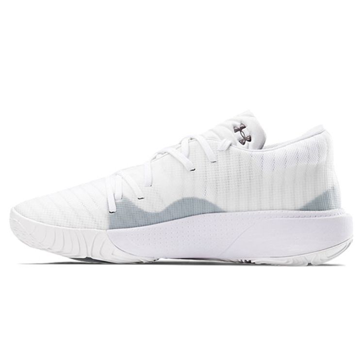 Under Armour UA Anatomix Spawn Low Нескользящие Легкие Низкие Баскетбольные Кроссовки Мужские Кроссовки Серый Белый 3021263-100 45