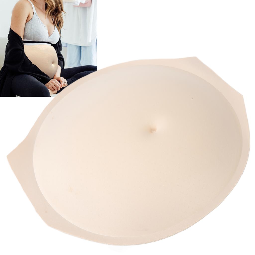 Fake Belly 1 To 5 Months Lightweight Breathable Sponge Self Adhesive Pregnant Belly for Costume Cosplay Stage Props
