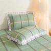 New Cotton Padded and Brushed Pillowcase with A Pair of 48cmx74cm Ruffled Edges and Thickened Four Season Pillowcases