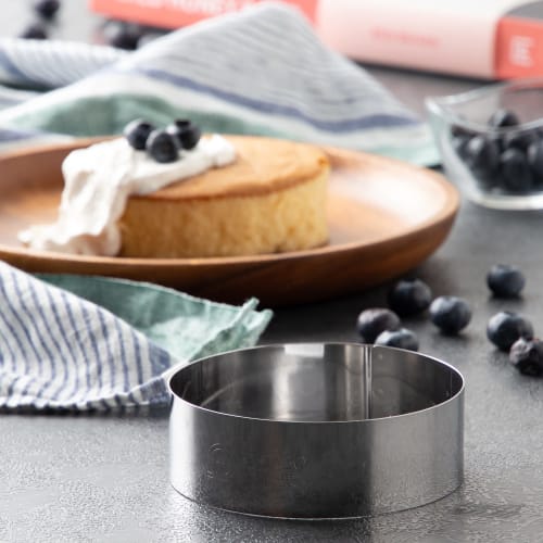 Endo Shoji Commercial-Grade Round Circle Ring, 80 X H35mm, 18-0 Stainless Steel, Made In Japan, WSL08037