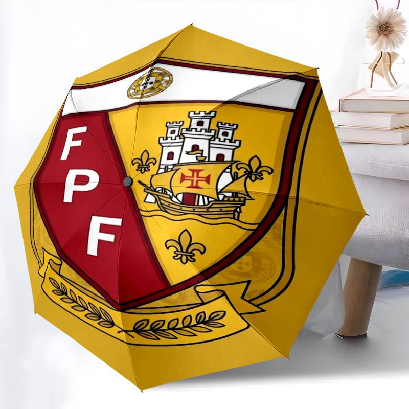 Portuguese Heritage Emblem Folding umbrella Umbrella Suitable for all seasons printing Sun umbrella Gift
