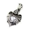 Angel Heart Pendant Top, Silver, for Women and Men