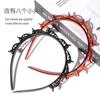 Woven Headband with Small Clips for Bangs - Multi-layer Hollow Braid Hairband