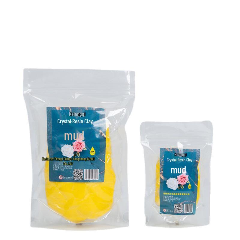 Ke Lang Qi 500g Crystal Resin Succulent Translucent Clay for Food Play