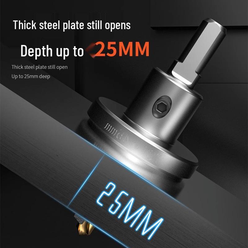 Carbide Stainless Steel Hole Saw Set for Thick Metal and Iron Plates