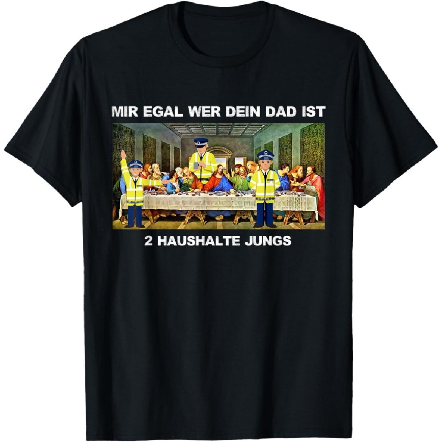 

Funny saying _Last Supper Two Households_ Jesus Meme T-Shirt XXXXXL чорний