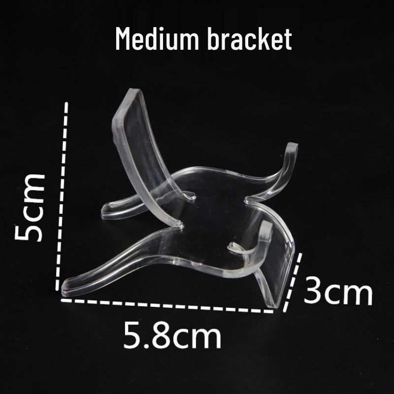 Acrylic Gold & Silver Transparent Bracelet Display Stand for Jewelry & Ornaments