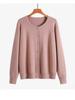 Women's Round Neck Knit Cardigan - Autumn Lightweight Short Coat, Casual Style