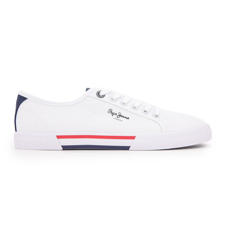 Baskets basses toile brady à lacets Homme PEPE JEANS