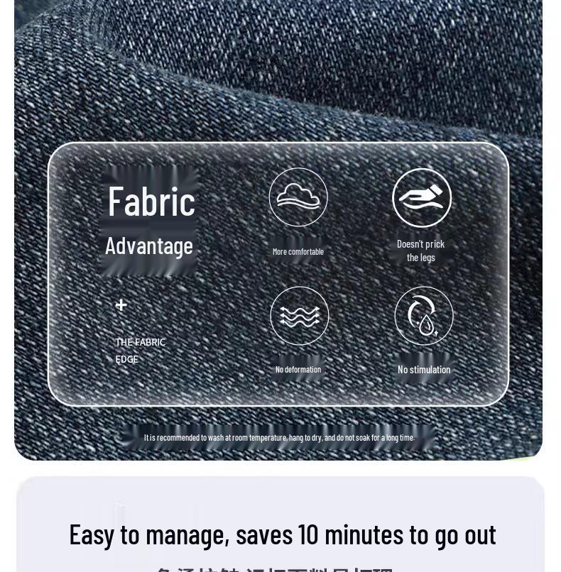 Women's 2025 Retro Wide-Leg High-Waisted Velvet Jeans - Slimming, Loose-Fit for Spring & Autumn