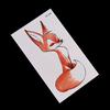 1PCS Waterproof Tattoo Stickers Fox Body Art Sexy Temporary Tattoo Fake Flash Tattoo Stickers