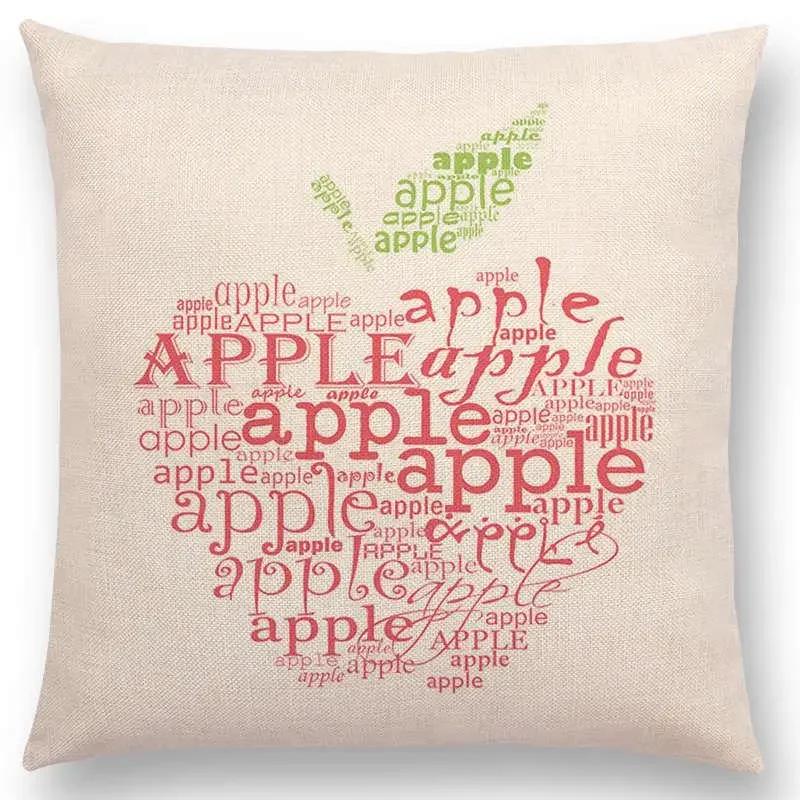 Designs Available Newest Letters Cushion Cover Fruit Music butterfly Prints Sofa Throw Pillow case