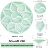 Melamine Platter & Tableware Set: Bowl, Plate, and Dish Set for Hot Pot & New Year's Eve Dinner.
