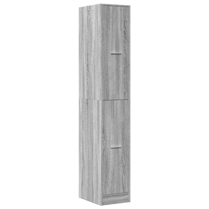 VidaXL Apothecary Cabinet Sonoma Grey 30x41x174.5cm Engineered Wood, Apothecary Chest, Apothecary Furniture, Chest To 3309632