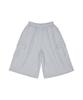 WAIKEI Cargo Bermuda Sweatpants Melange White