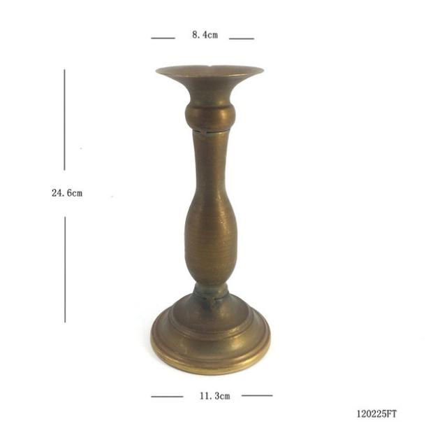 Elegant Wrought Iron Candlestick for Romantic Wedding & Living Room Decor