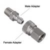 Szybkozłączka 1/8 NPT Męska i Żeńska Zestaw Złączek do Węży Powietrznych 8mm