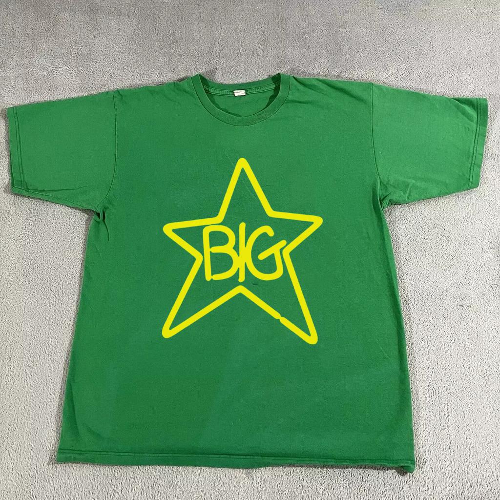 Big Star Band Basic Logo Green T Shirt Mens Womens Tees Top Full Size S-4XL