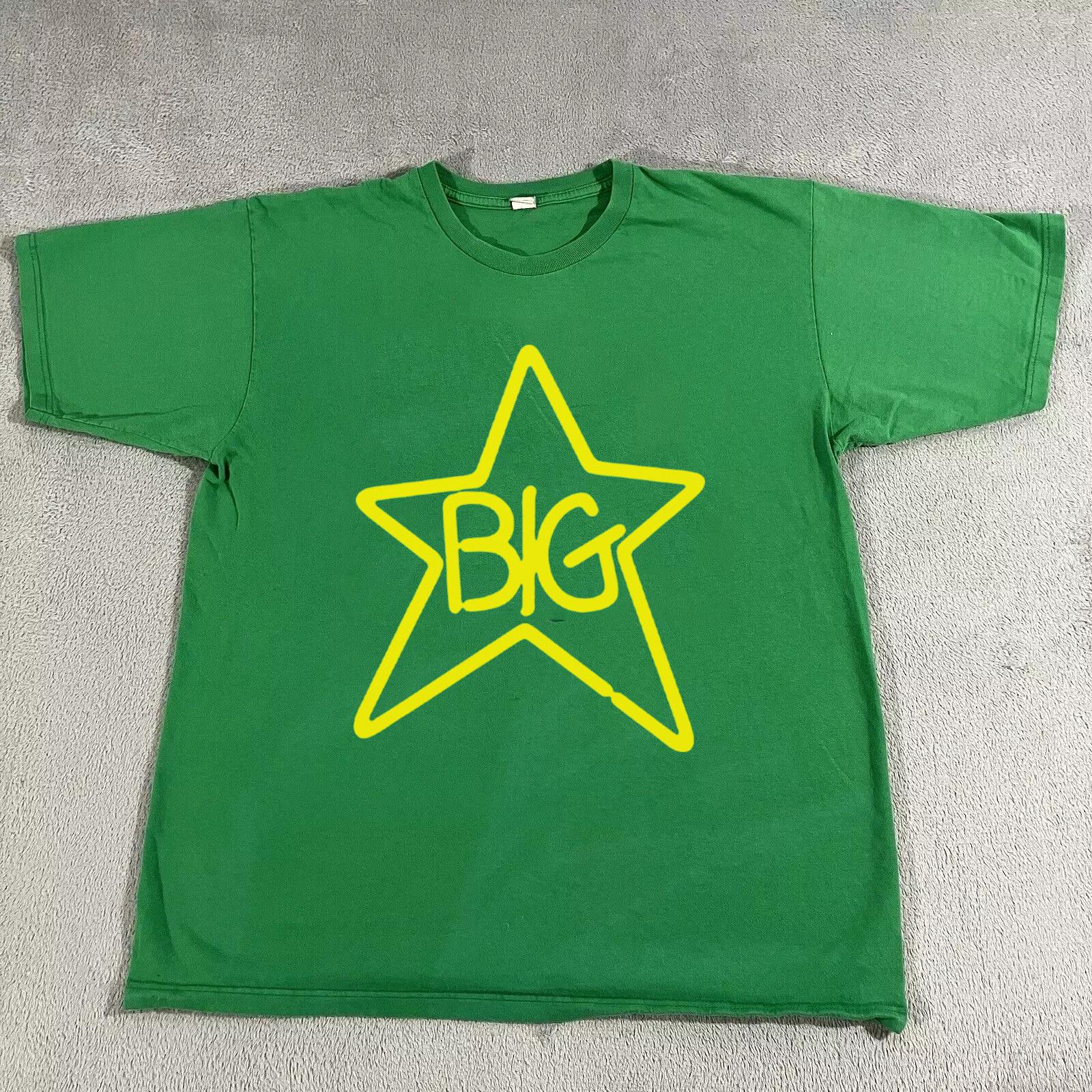 

Big Star Band Basic Logo Green T Shirt Mens Womens Tees Top Full Size S-4XL S