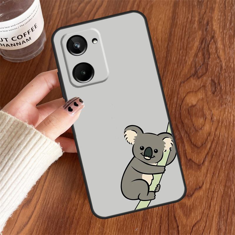 

Cartoon Painting Animal Koala For Realme 10 11 12 13 14 15 Pro Plus C65 C71 C75 C55 C63 C61 C53 C67 C35 GT6 GT7 Pro Case Realme C75 4G