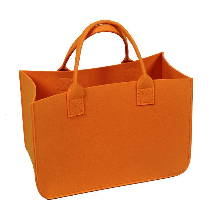 Large Capacity Felt Tote & Shoulder Bag - Stylish Commute & Storage Solution