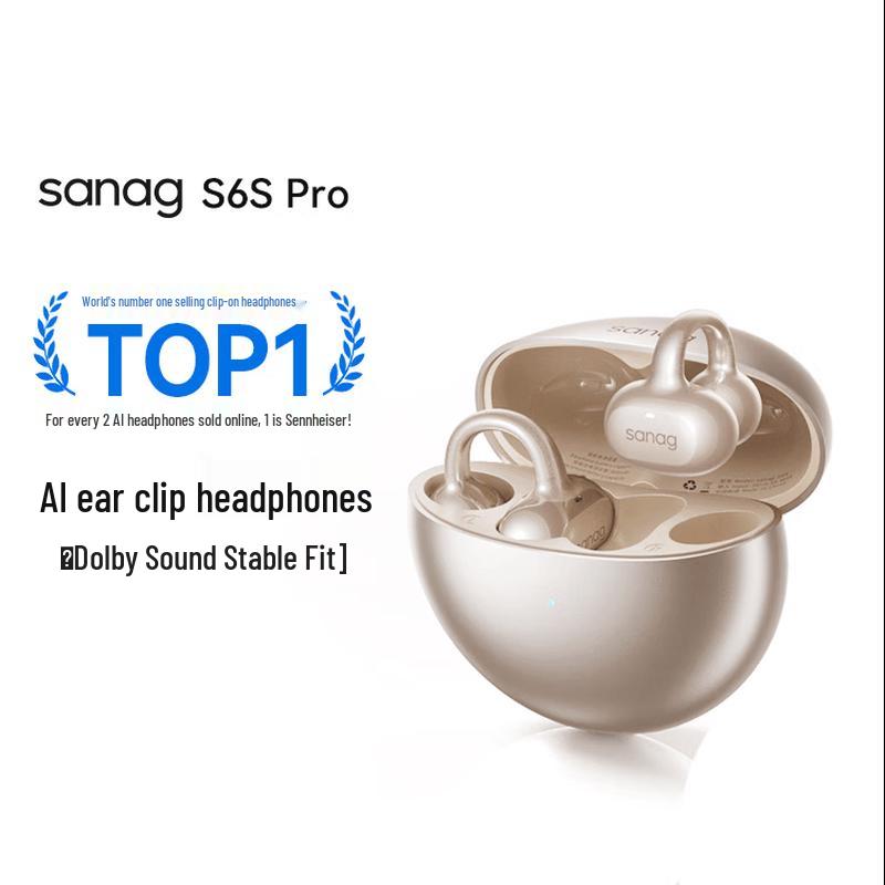 SANAG S6S Pro II Bluetooth Ear-Clip Sport Earphones