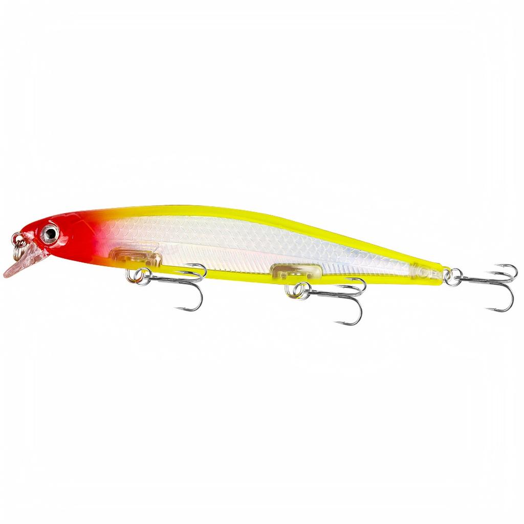Suspending Hard Plastic Fishing with Rattle, 10 Colors for Long Fishing