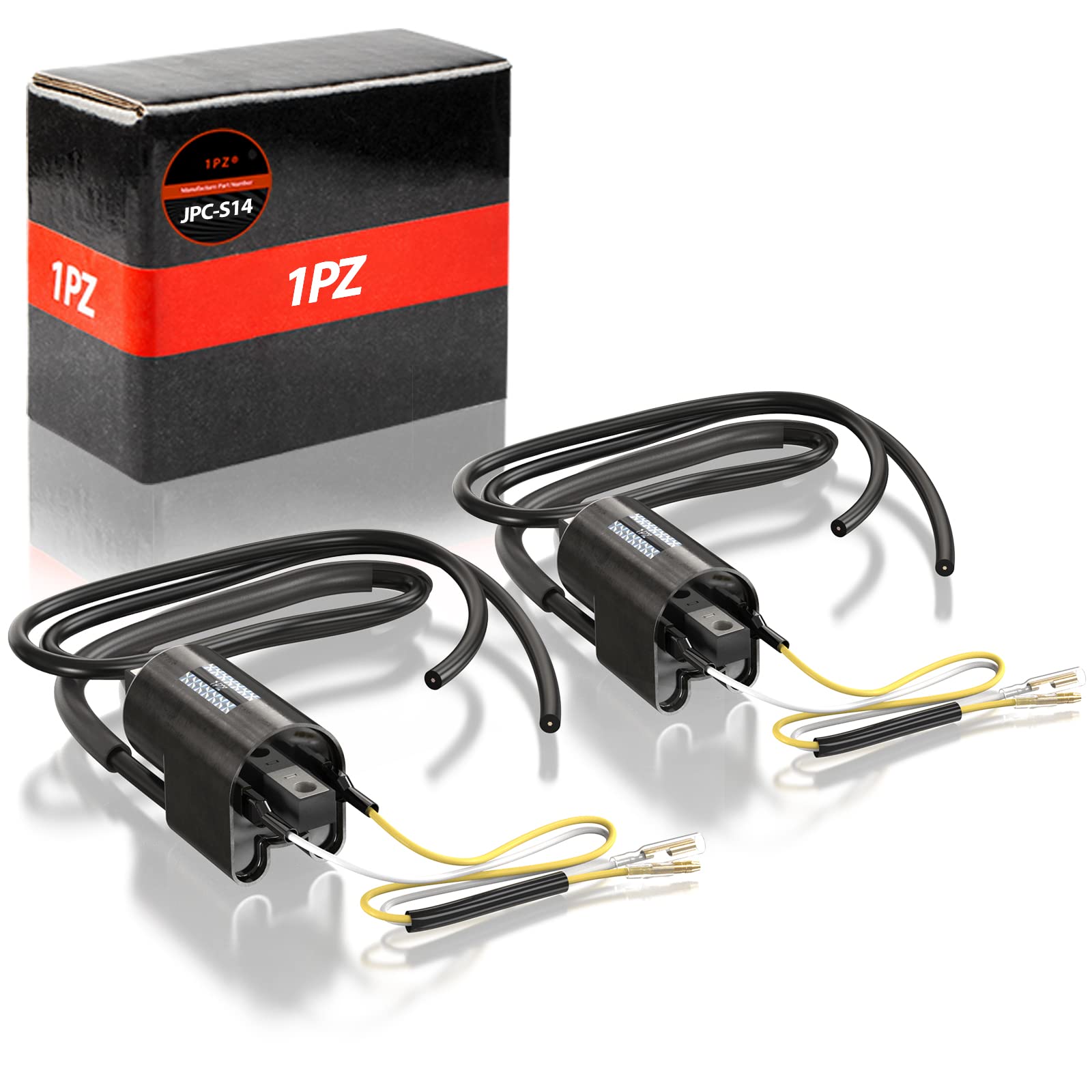 

1PZ JPC-S24 2 шт. Катушка зажигания Катушка зажигания 12 В для Suzuki GSF400 1991-1993 и 1997 GSF600 1995-2004 Мотоцикл Bandit Аксессуары для мотоциклов Разъем