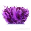 Two-Color Mixed-Color Fire Piece Cloth Edge 10-15Cm Barbie Doll Diy Material Color Turkey Feather Cloth Tape