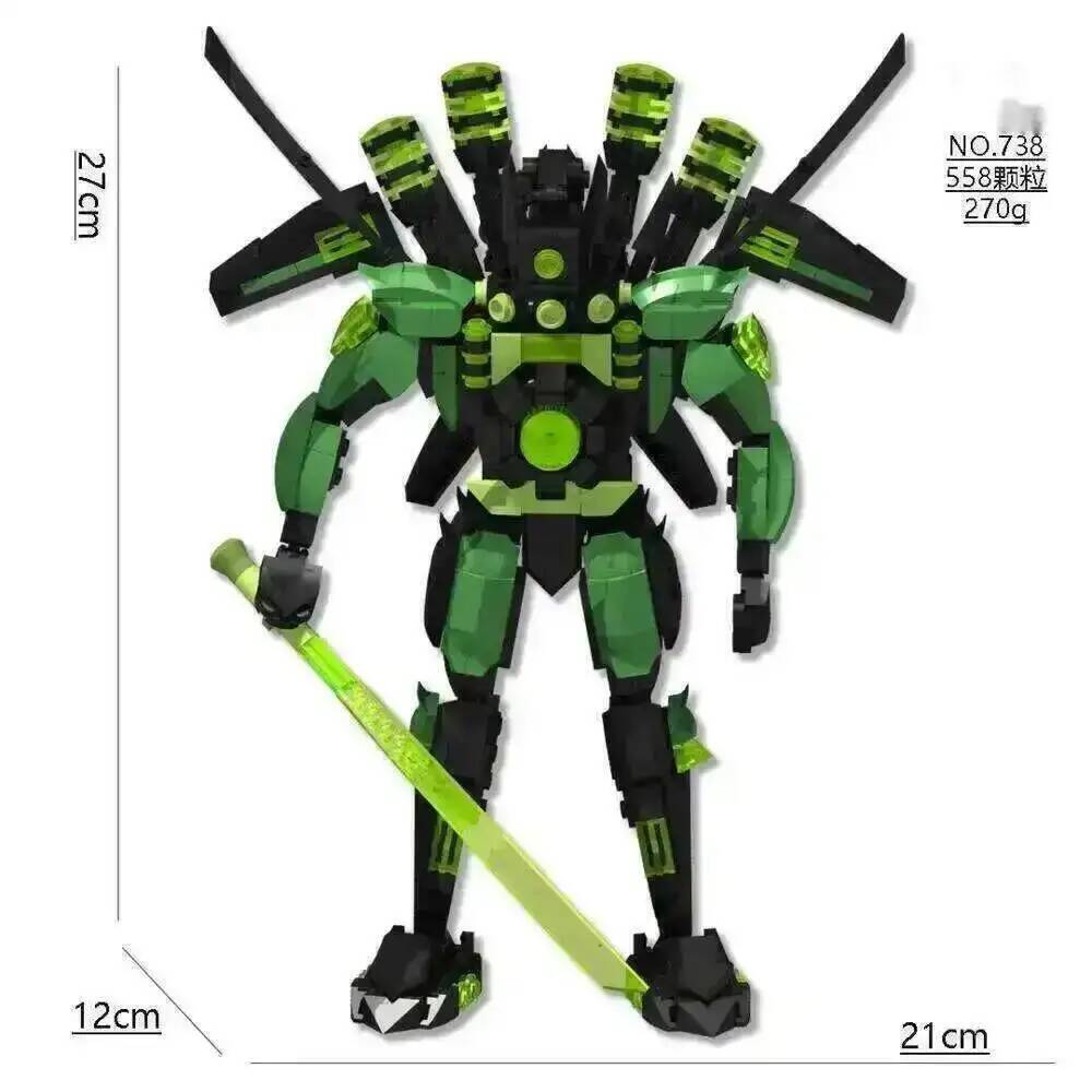 Скібіді Туалет Спікермен Людина-Дикторлник Кубики Титани ТВ Людина Годинниковий Чоловік Годинникоман G Людина Скібіді Будівельний Блок Камерамен Дрильмен