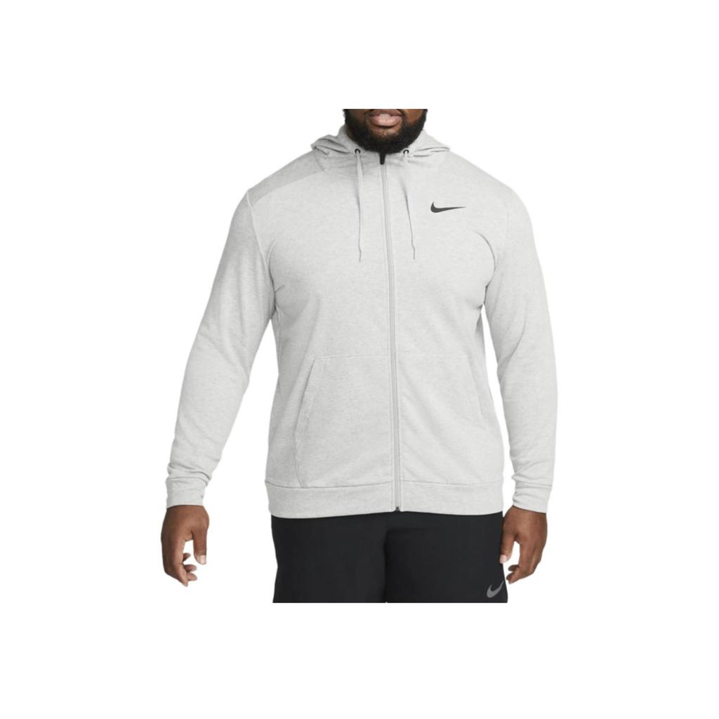 Nike Dry Solid Logo Hoodie Men Hoodies Light-Gray CZ6376-063