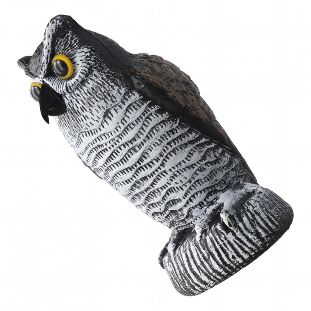 Owl Bird For Sculpture for Outdoor Garden Balcony Porch 24.38x11.94cm