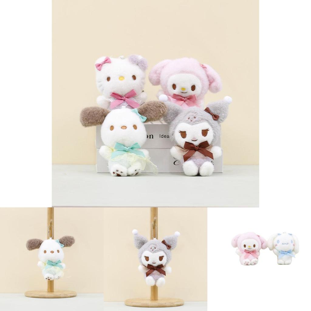 Charming Sanrio Plush Doll Keychain With Kuromi My Melody And Cinnamoroll Style