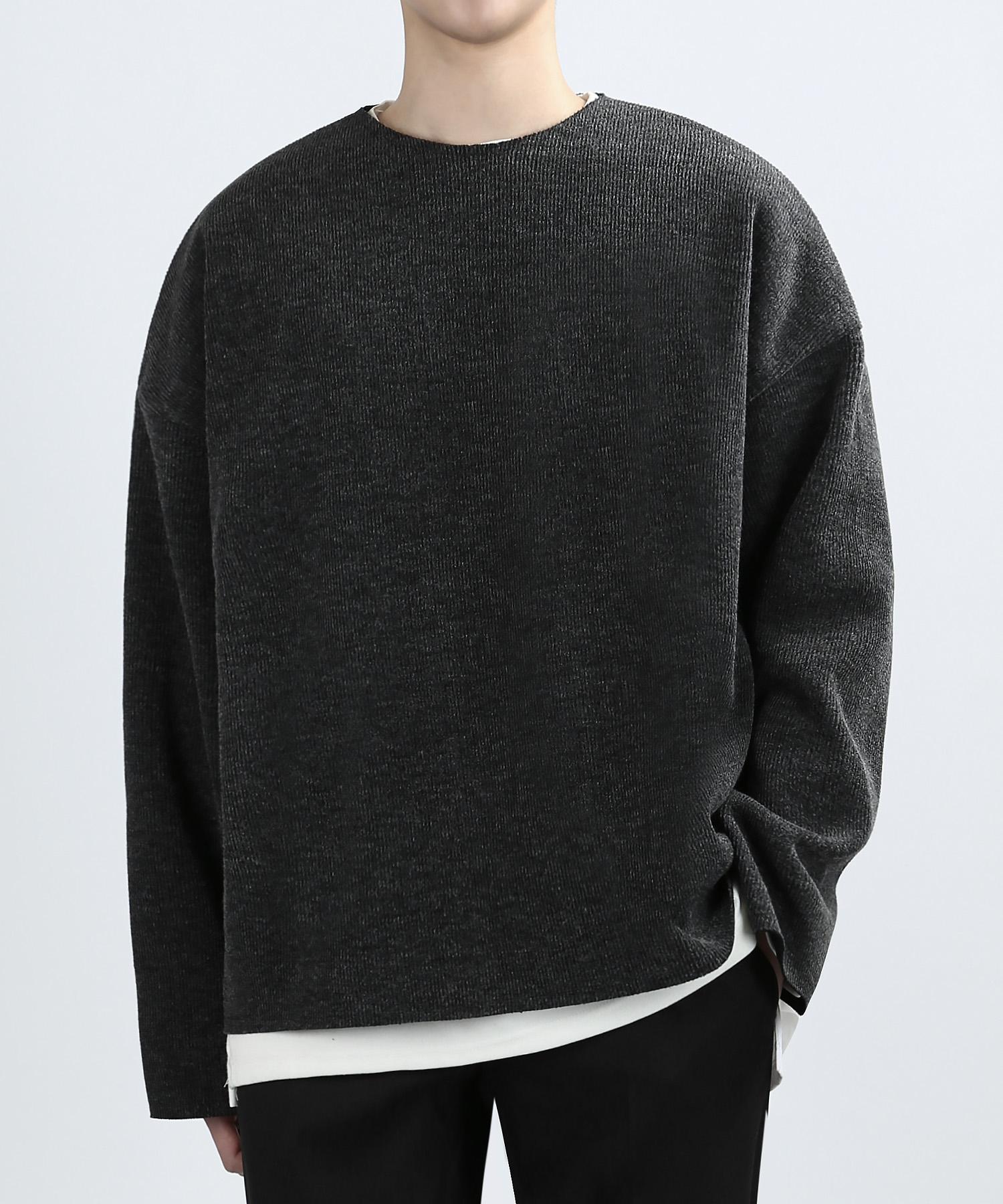 Berry Vein Still Npr Knit (Dark Gray) One Size